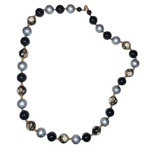 Vintage Japanese tensha bead necklace